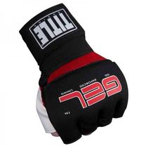 Бинт-перчатки Гелевые TITLE Boxing Assault Wraps (GAGWR, Черный)